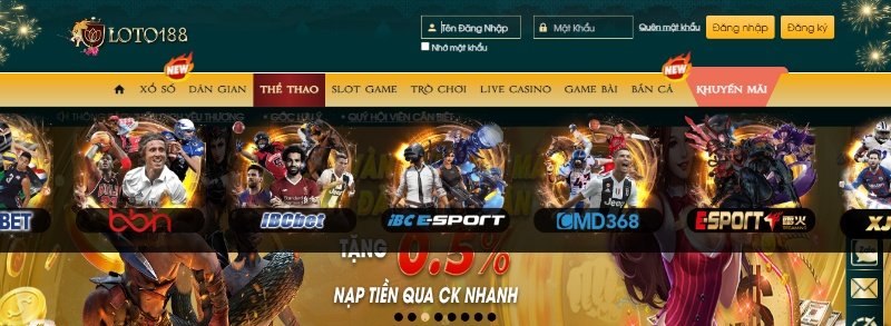 Có thể nói tiêu chí để đánh giá lô đề Loto188 uy tín không đó chính là việc trang bị giao diện bắt mắt