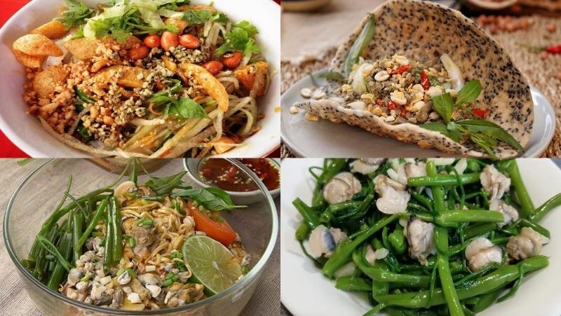 Chiêm bao mâm cỗ toàn món ăn từ con hến